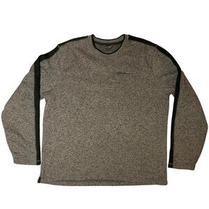 Eddie-bauer Men's Grey and Green Jumper